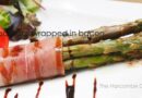 Asparagus wrapped in bacon/parma ham